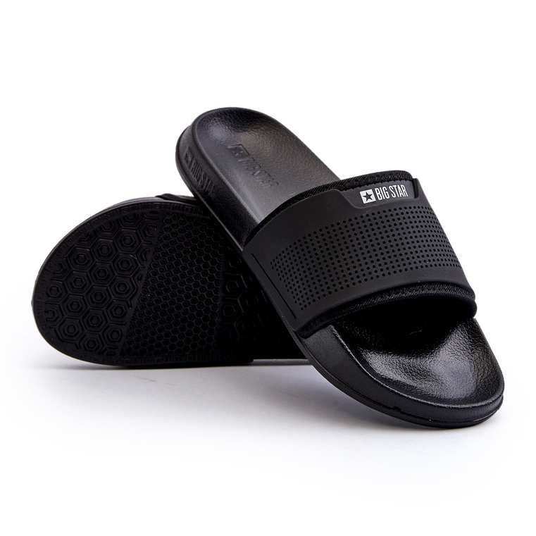 Lette flip-flops til mænd Big Star NN174694 Sort 1