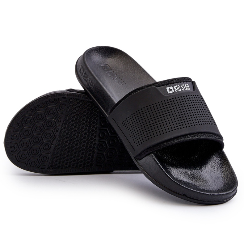 Lette flip-flops til mænd Big Star NN174694 Sort 3
