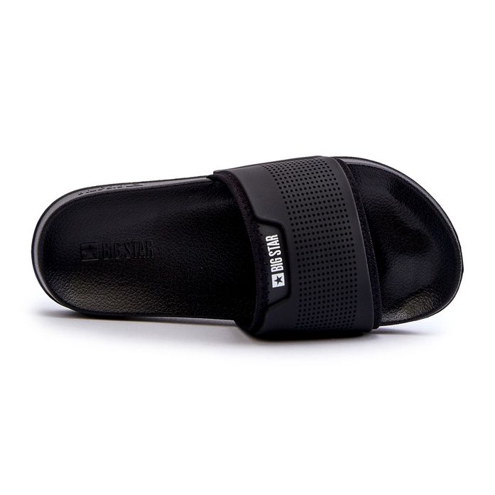 Lette flip-flops til mænd Big Star NN174694 Sort 2