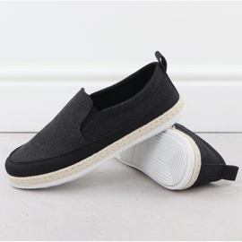 Nowacki Mænds sko Espadrilles gled i sort 0017-T 3