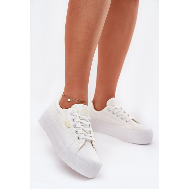 Kvinders sneakers på platformen Lee Cooper LCW-25-31-3450L White hvid 2