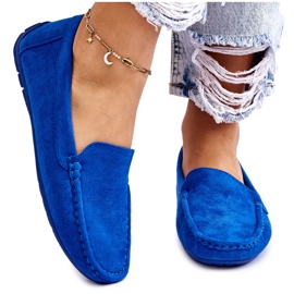 Evento Dame ruskind Loafers Blå Morreno 5