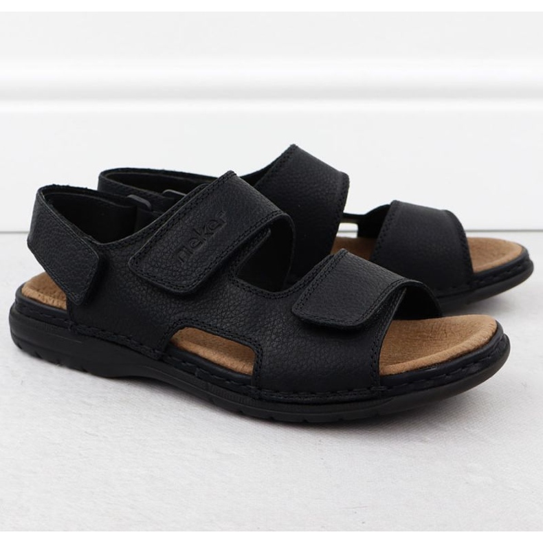 Mænds sandaler Rieker 25558-01 sort 1