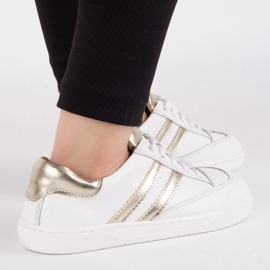 Sneakers Barfoot Women's Kaia Olivier - Hvide lædersko 1
