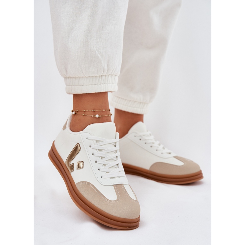 Hvide læder sneakers 2