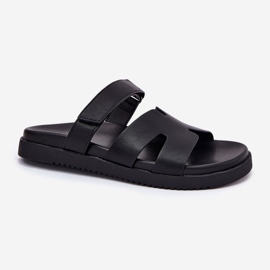 Kvinders flip flops med Vinceza 17401 velcro sort 4