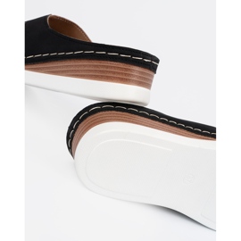 Kvinders sorte flip -flops 5
