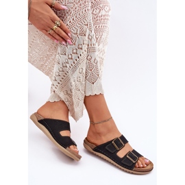 Inblu AA000068 Forebyggende flip flops sort 6