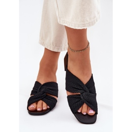 Kvinders flip flops på Maciejka-blokken 06955-01 sort 3
