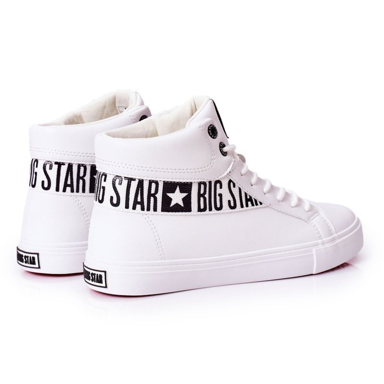 Herresneakers Low Big Star High White EE174340 hvid 4