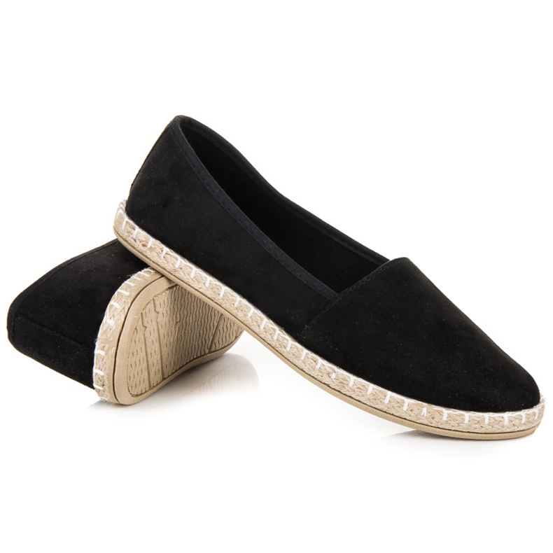 Ruskind espadriller sort 1
