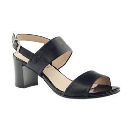 Caprice 28302 sorte sandaler 1