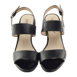 Caprice 28302 sorte sandaler 4