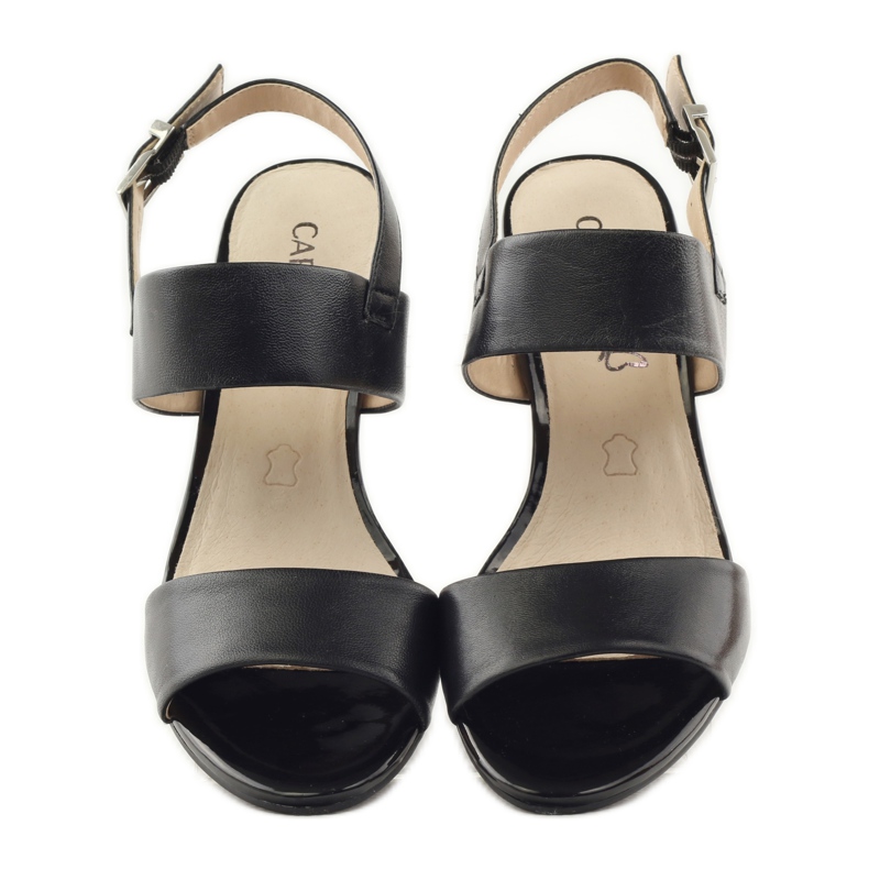 Caprice 28302 sorte sandaler 4