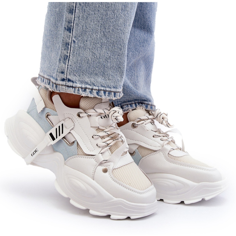 GOE damesneakers NN2N4039B Hvide 5
