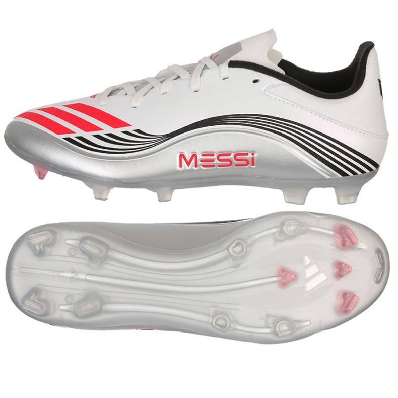 Adidas F50 Messi League FG/MG JP7446 Fodboldsko hvid 1