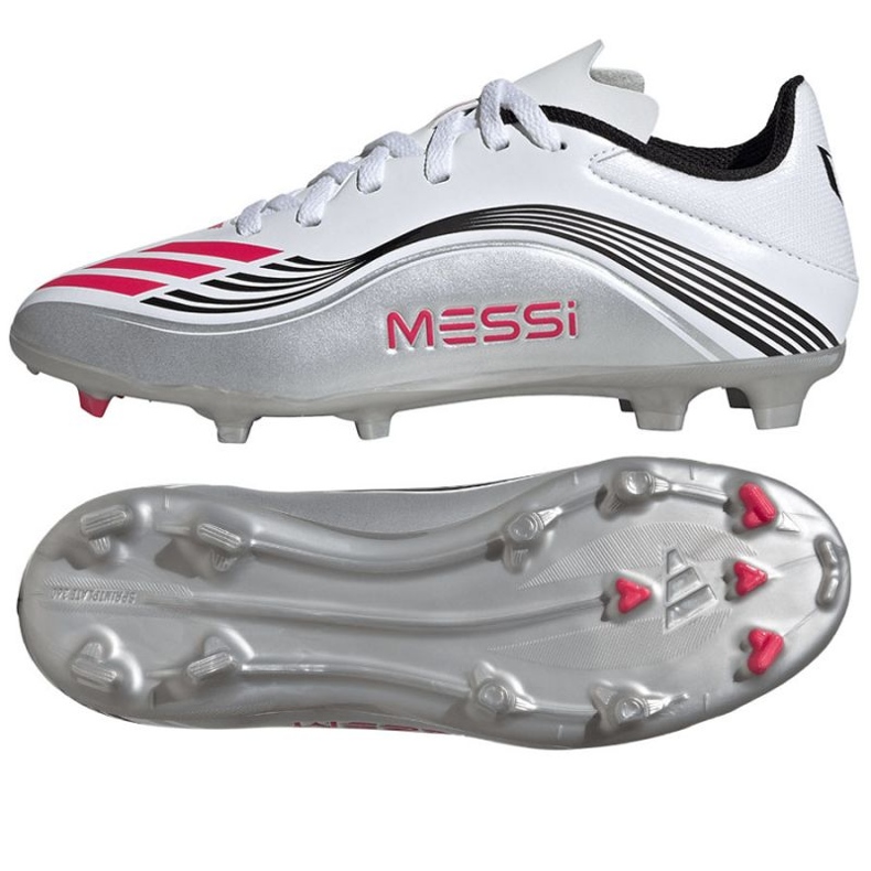 Adidas F50 Messi League FG/MG JP7454 Fodboldsko hvid 1