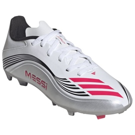 Adidas F50 Messi League FG/MG JP7454 Fodboldsko hvid 2