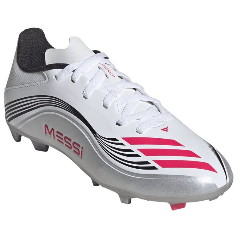 Adidas F50 Messi League FG/MG JP7454 Fodboldsko hvid 2