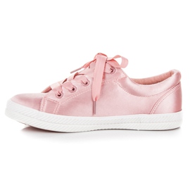 Kylie Satin sneakers lyserød 1