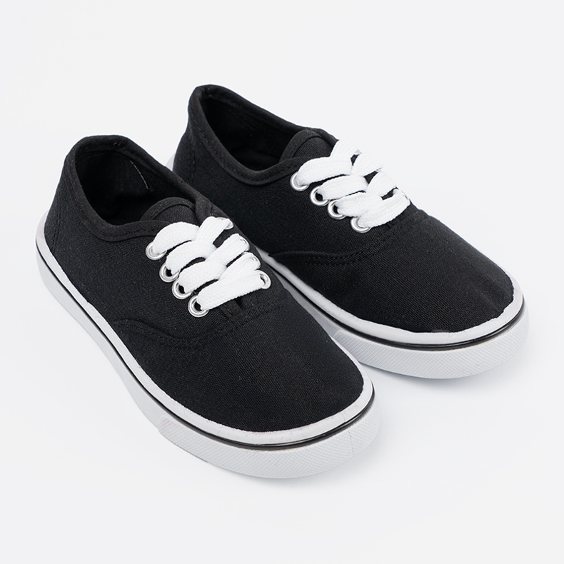 Klassiske sorte børns sneakers 2