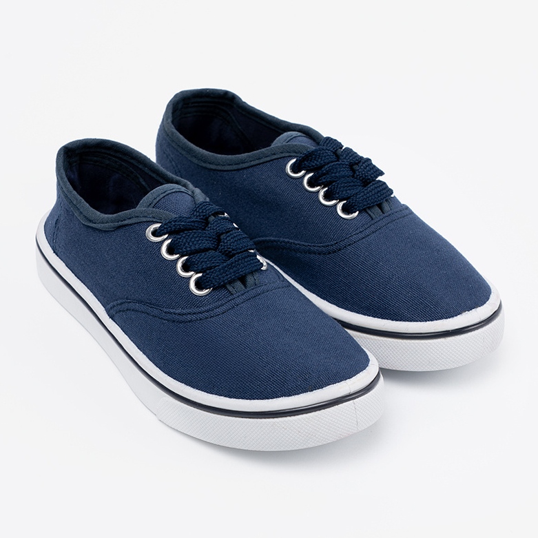 Marineblå børns sneakers 2