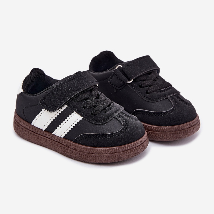 Sorte børns sneakers sportssko 1