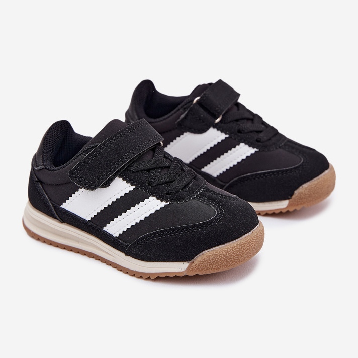 Sort velcro sportssko 1