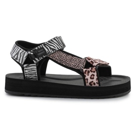 Sandaler D.Franklin Forest High Strips Animal Print DFSH404002-ABLA sort 10