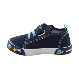 American Club Amerikanske sneakers sneakers læder indersål marineblå blå hvid 2