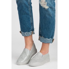 Grå Slipons Med En Stjerne 1