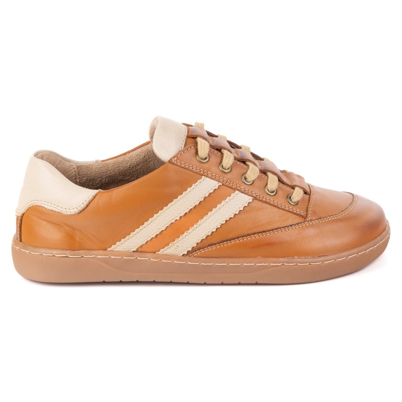 Sneakers Barfoot Women's Kaia Olivier - Lysebrune lædersko 1