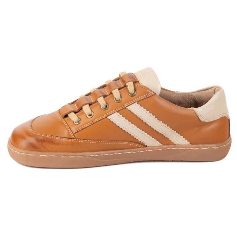 Sneakers Barfoot Women's Kaia Olivier - Lysebrune lædersko 2