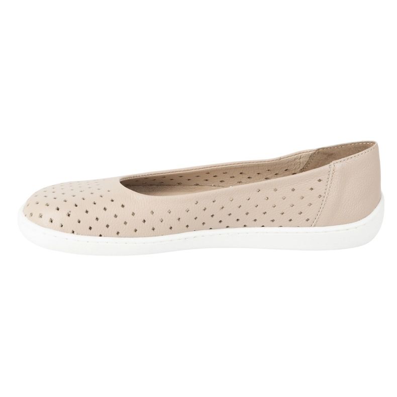 Olivier Barfodet kvinders minimalistiske ballerinas gled 1771pol åbent beige 2