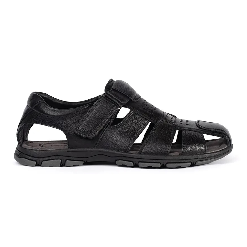 Sorte sandaler til mænd 2