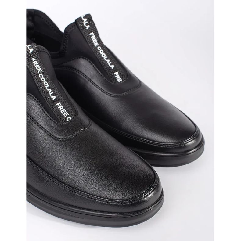 Jeg gled i Eco-Leather sko sort 2