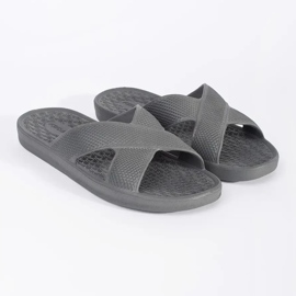 Grå mænds pool flip flops 3