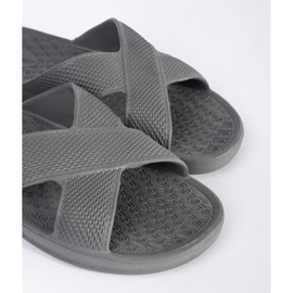 Grå mænds pool flip flops 5