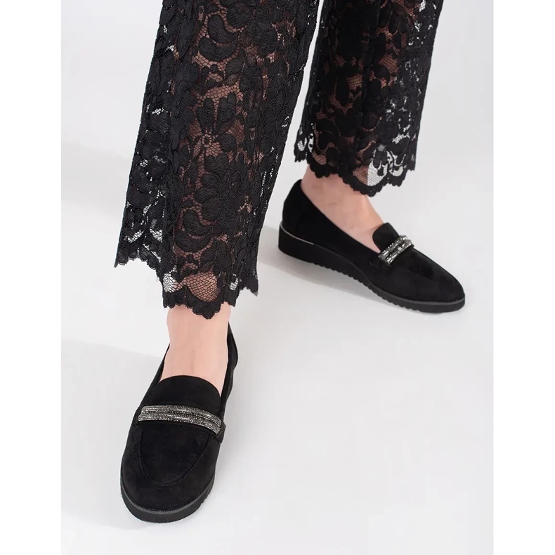 Goodin Sorte ruskind loafers 2