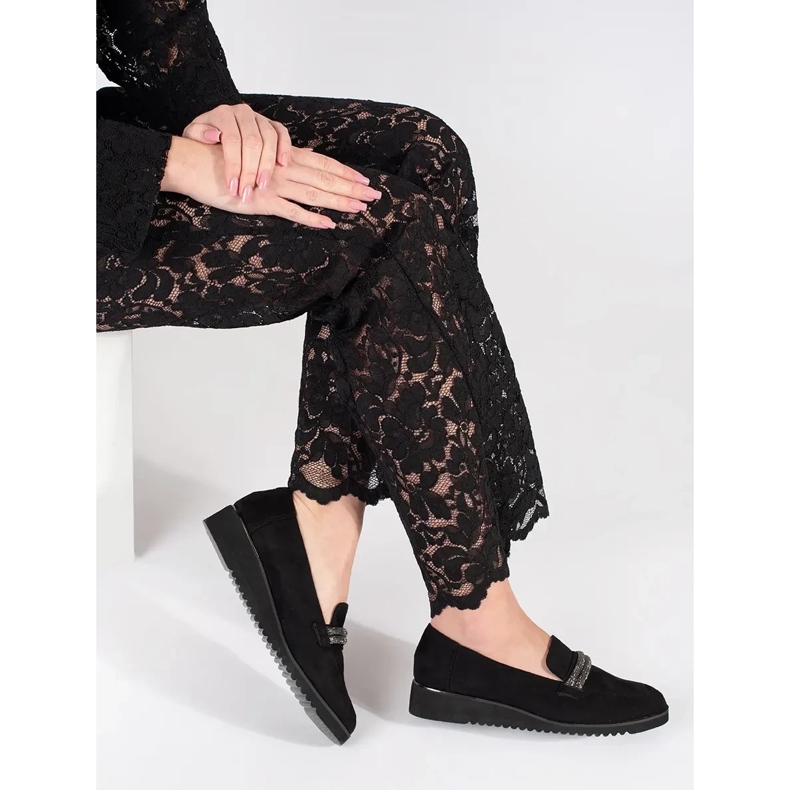 Goodin Sorte ruskind loafers 1