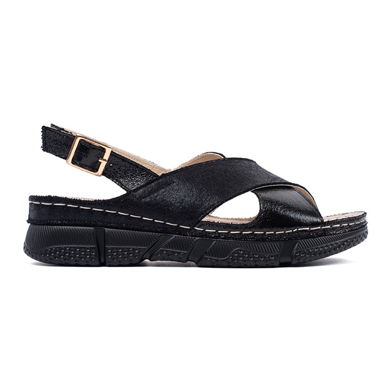 Goodin Sorte flade sandaler 1