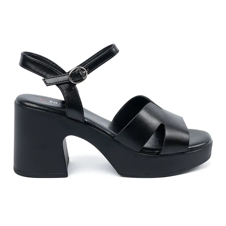 Seastar Sorte sandaler på stolpen 2