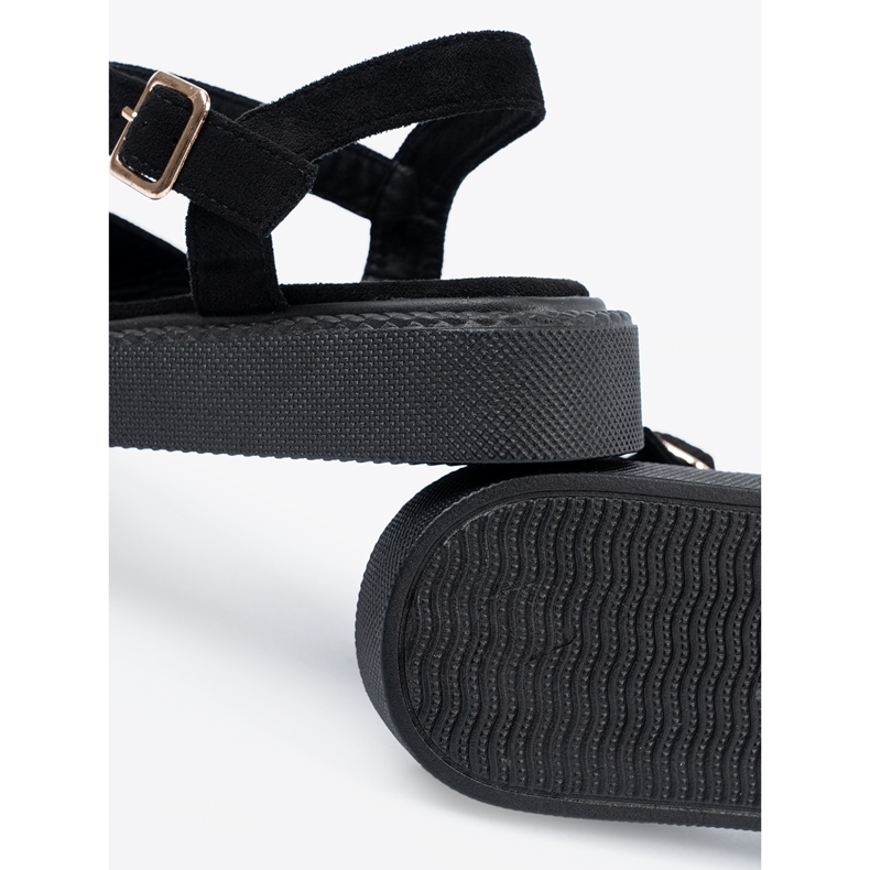 Seastar Sorte sandaler med spænde 1