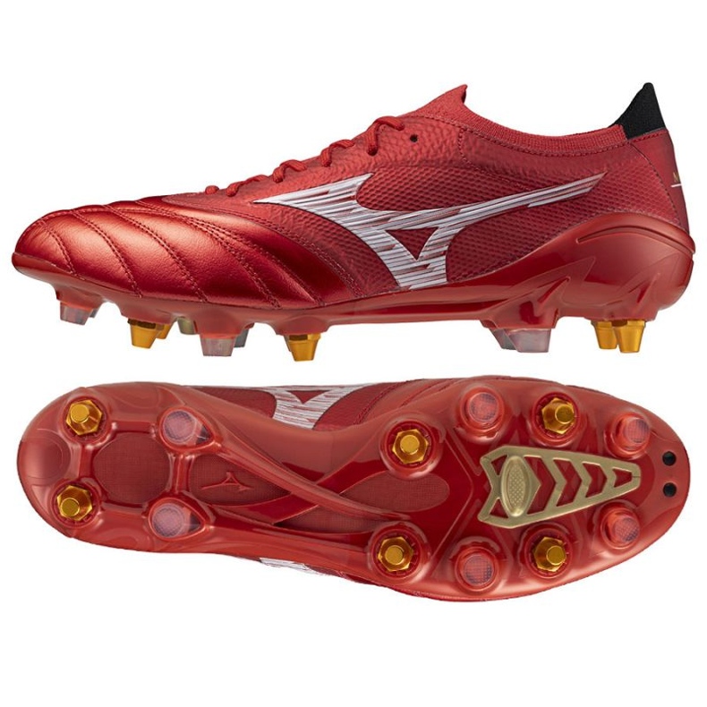 Mizuno Morelia Neo IV Beta Japan Mix SG P1GC254060 Fodboldsko rød 1