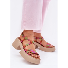 Women's Leather Sandals Maciejka 06990-39 Multikolor flerfarvet 2