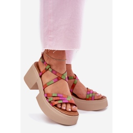 Women's Leather Sandals Maciejka 06990-39 Multikolor flerfarvet 1