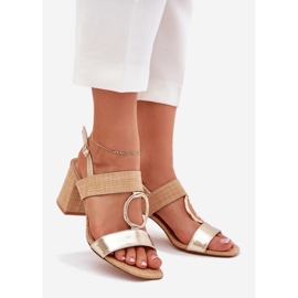 Sandaler på Barb gylden 1