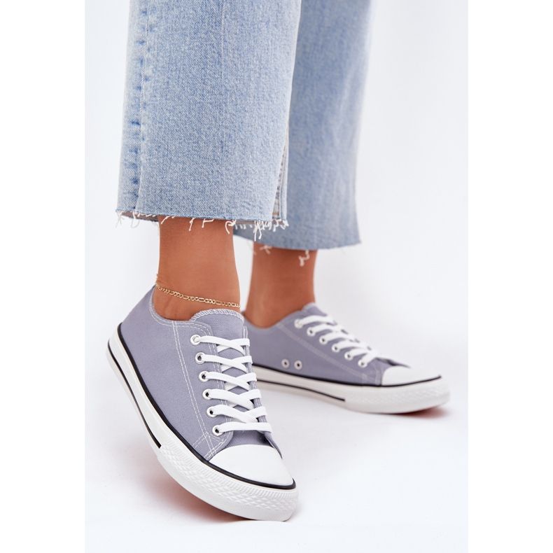 Kvinders klassiske blå sneakers 2
