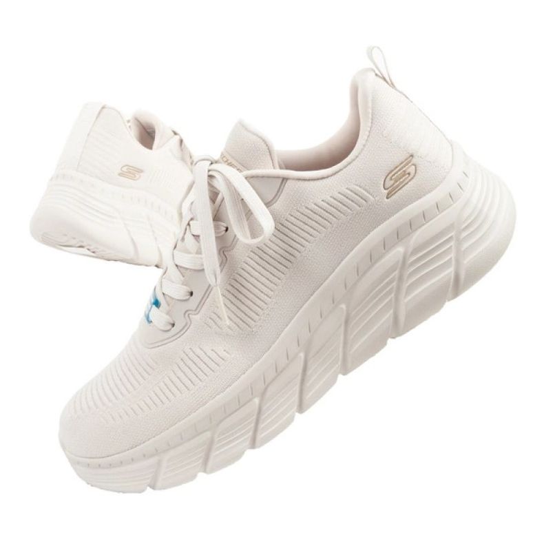 Skechers bobs b flex sneakers 117385/ofwt sko beige 1