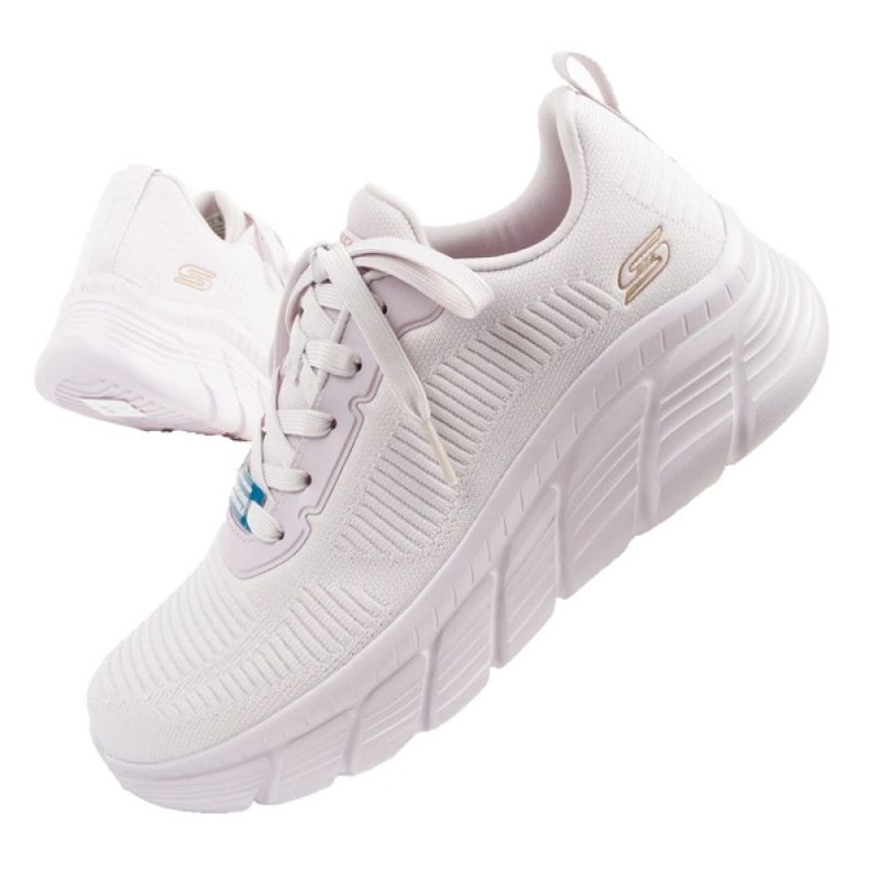 Skechers bobs b flex sneakers 117385/lil sko lilla 1